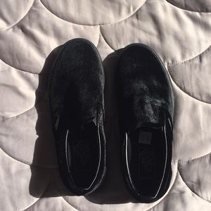 Vans slip on velvet Shoes